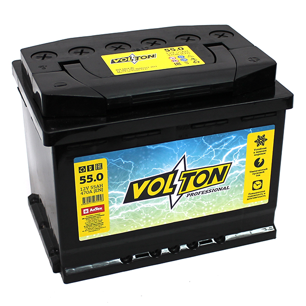 Аккумулятор 6СТ-55.0 VOLTON PROFESSIONAL о.п.пуск.ток 470 А (242*175*190) клеммы евро 315357.jpg