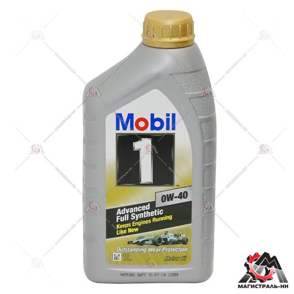 Масло Mobil 1 моторное 0W40 FS X1 A3/B3, A3/B4, SN, SM, SL, SJ 1 л (синтетика)153691