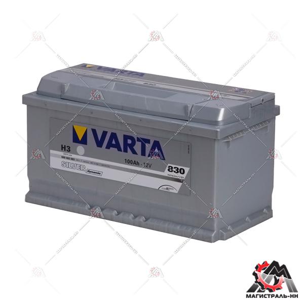 Аккумулятор 6СТ-100 VARTA Silver dynamiс о.п. пуск.ток 830 А (353х175х190) клеммы евро
