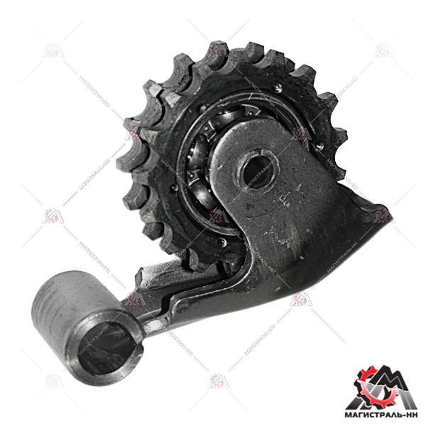 Рычаг натяжного устройства со звездочкой дв.406,40522,409,40524,40525,40904 Евро-3 ЗМЗ