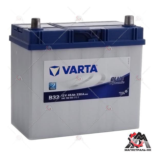 Аккумулятор 6СТ-45 VARTA Blue Dynamic о.п. пуск.ток 330 А (238х129х227) клеммы евро