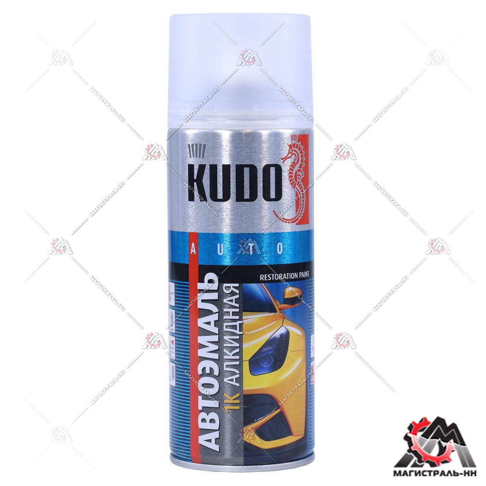Краска автомобильная аэрозоль "Белая 233" KUDO 520 мл