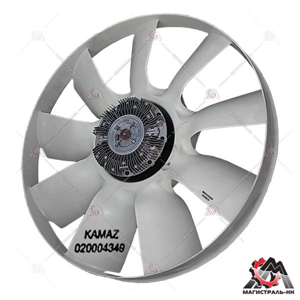 Вентилятор КАМАЗ в сборе Borg Warner ф 704  020004351