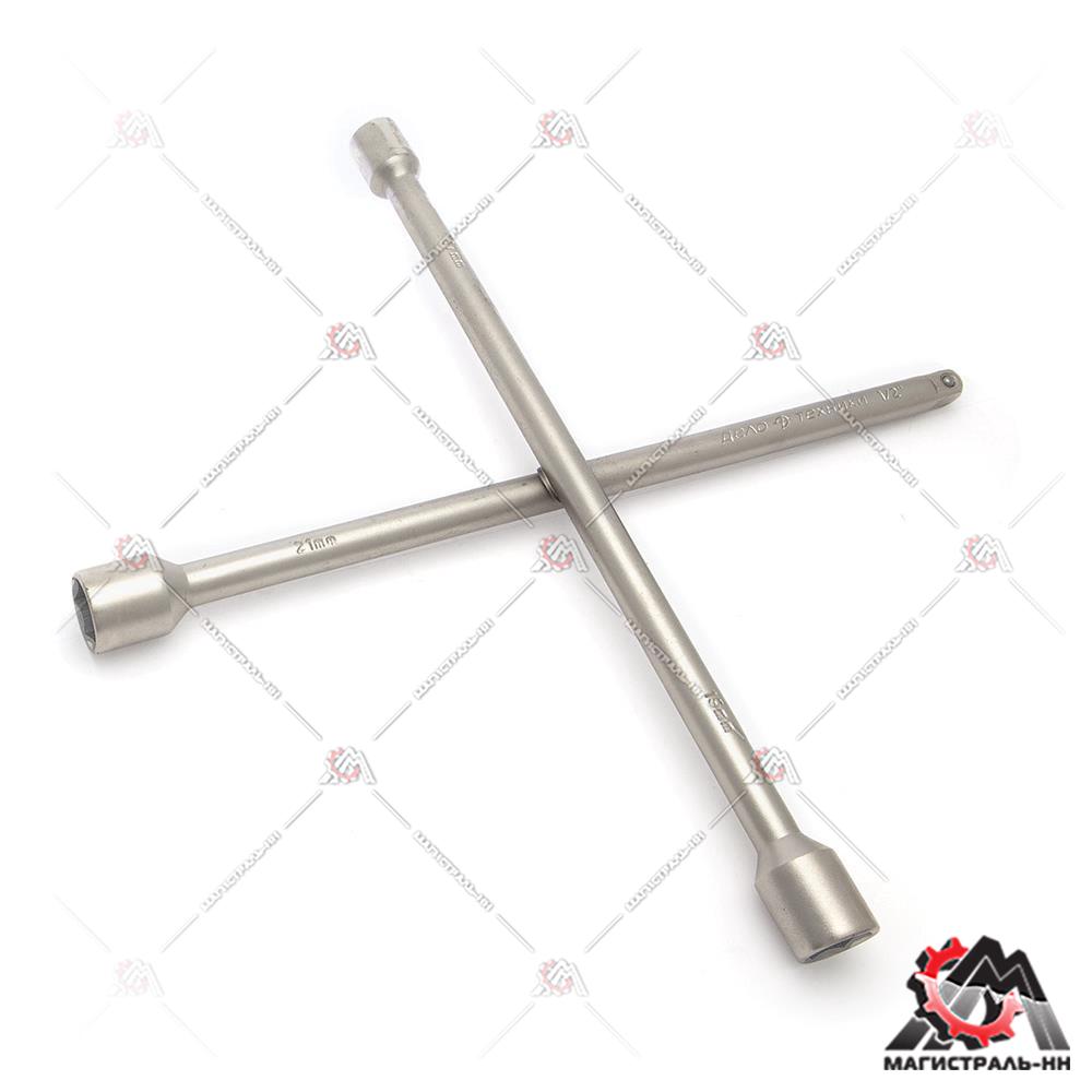 Ключ балонный крестовой 17х19х21х1/2" 380 мм (ДТ)