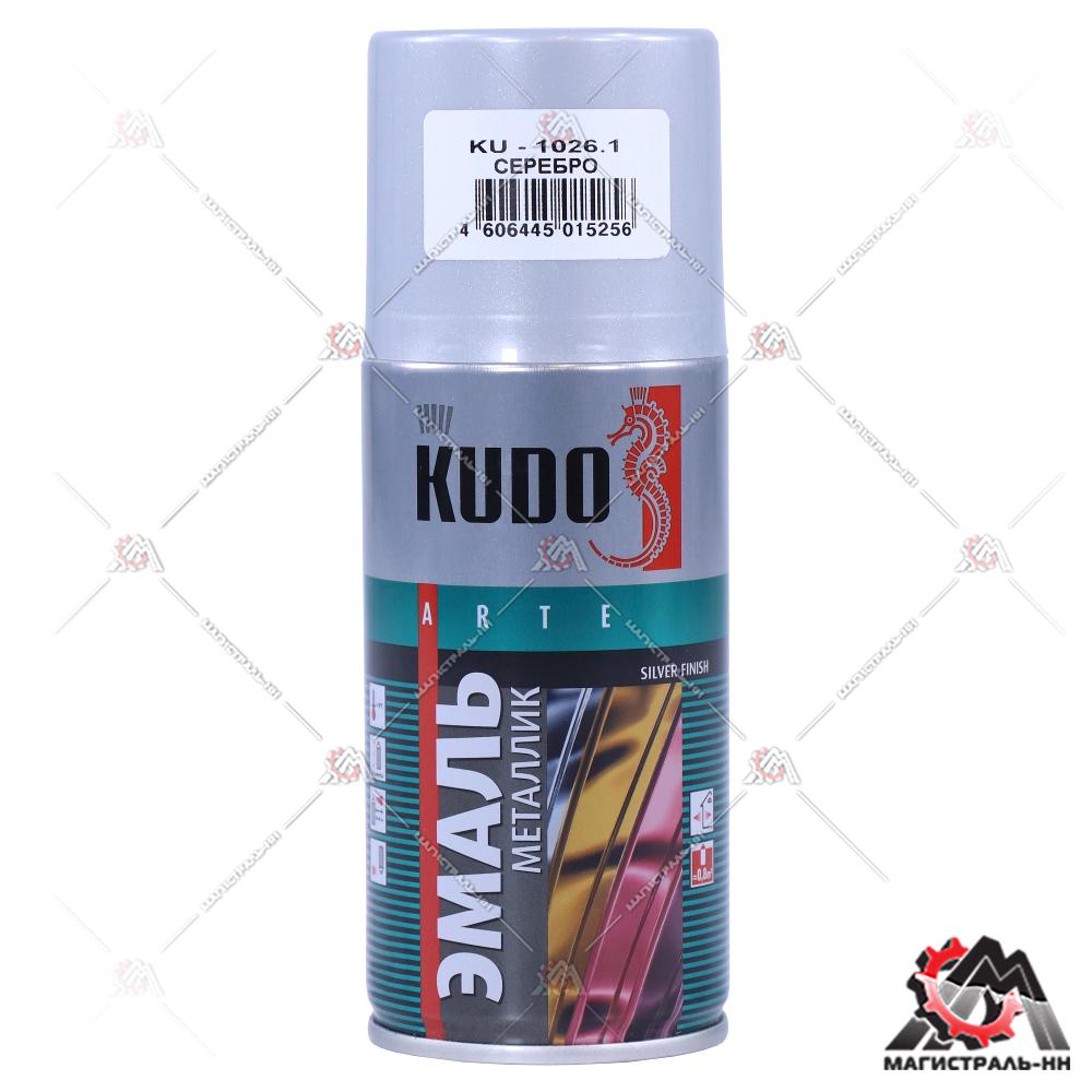 Краска акриловая, универсальная серебро KUDO 200 г
