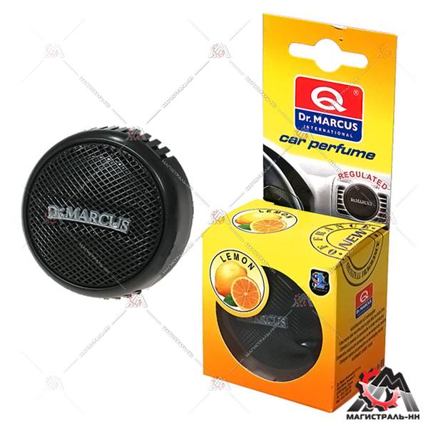 Ароматизатор DR. Marcus Speaker shaped "Лимон" черный динамик (в вент. решетку)