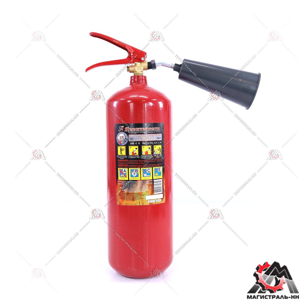 Огнетушитель углекислотный ОУ-3