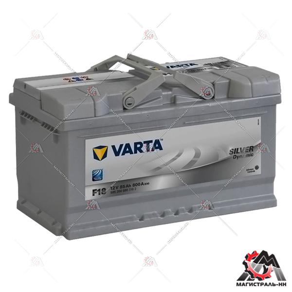 Аккумулятор 6СТ-85 VARTA Silver Dynamic о.п. пуск.ток 800 А (315х175х175) клеммы евро