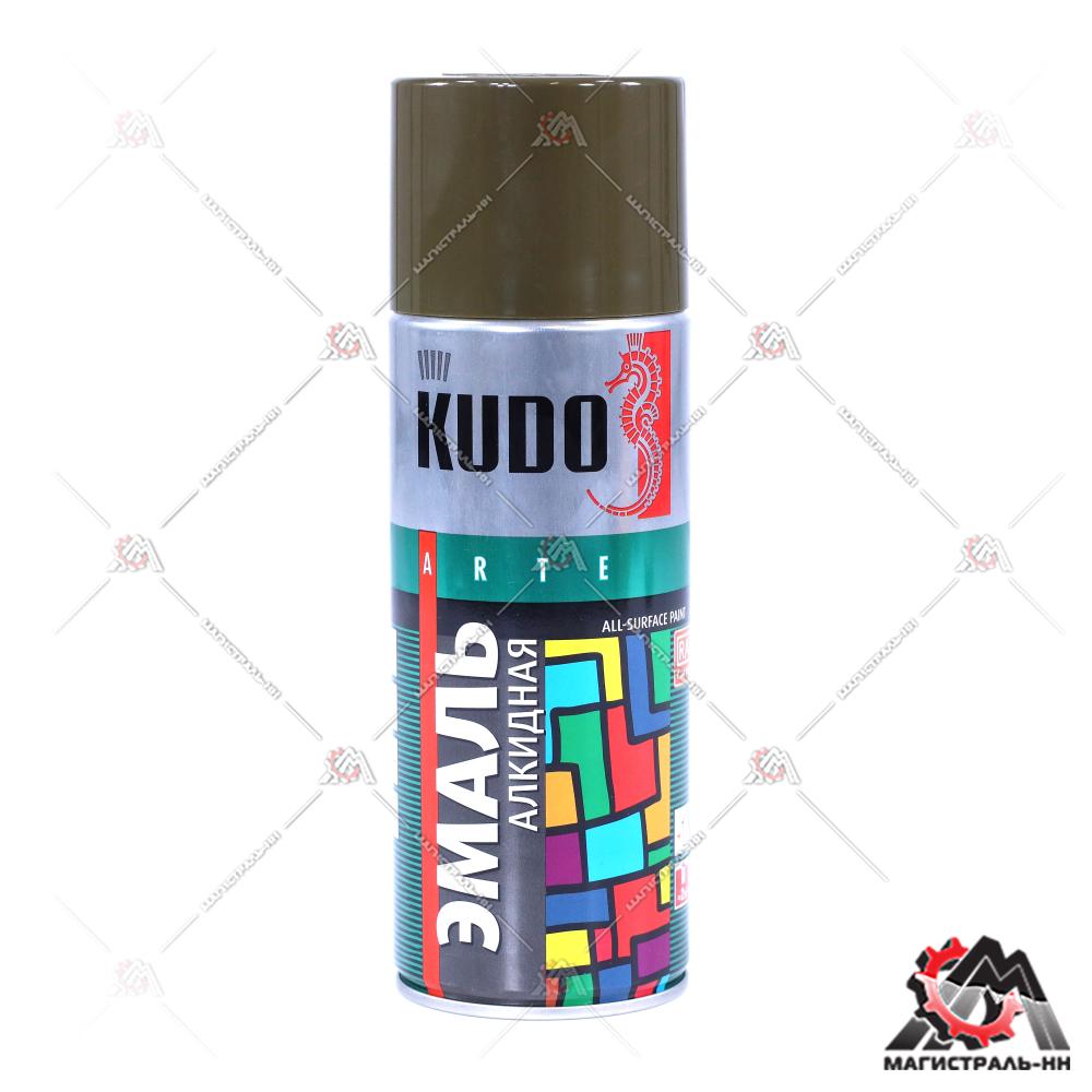 Краска универсальная хаки KUDO 520 мл
