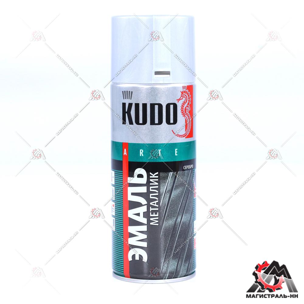 Краска универсальная серебро KUDO 520 мл