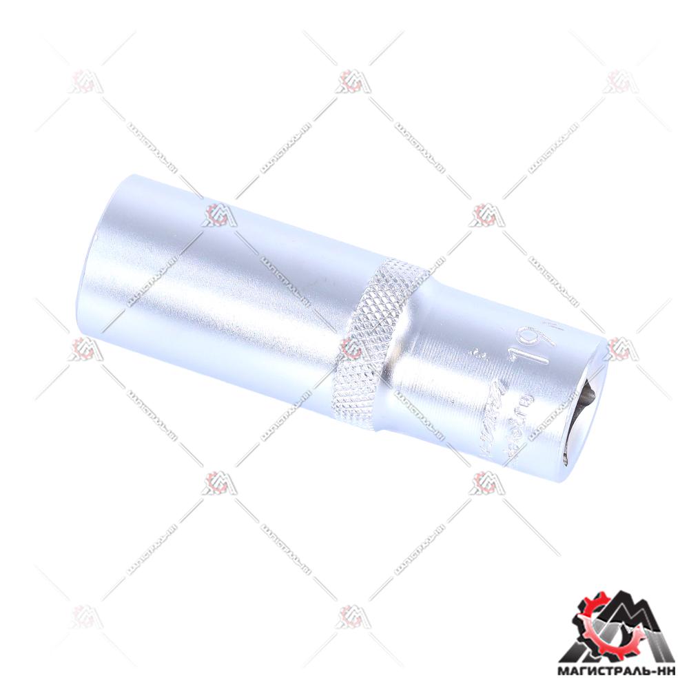 Головка 1/2" 19 мм 6 гранная удлиненная (ДТ)