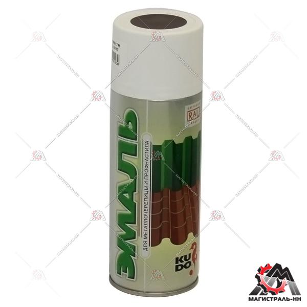 Краска универсальная RAL 8017 для металлочерепицы шоколадно-коричневый KUDO 520 мл