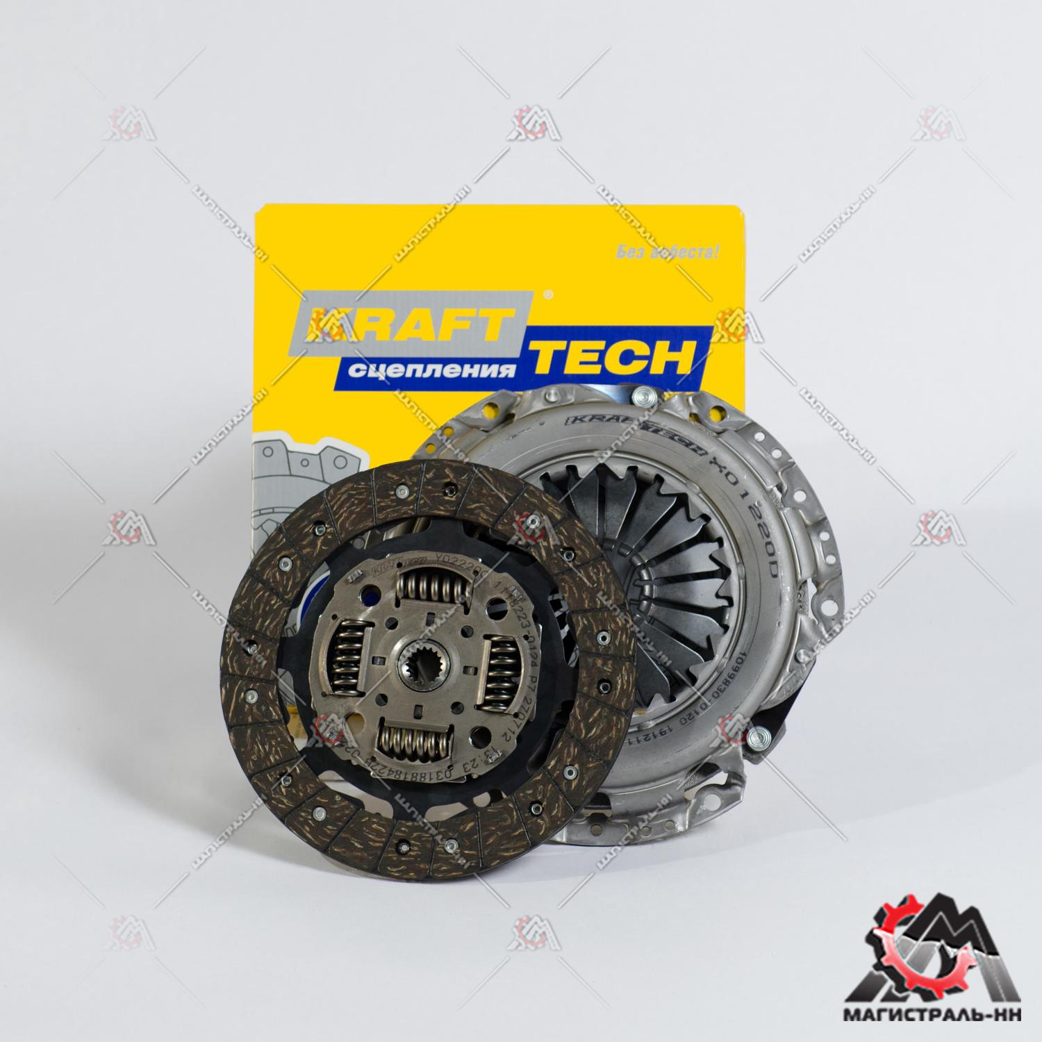 Пакет сцепления (корзина, диск) Ford Focus 1.4-1.6 "KRAFTTECH" W01220B9
