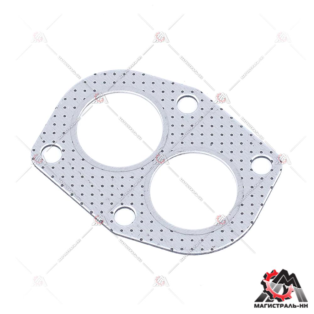 Прокладка фланца приемной трубы ВАЗ-2101-07 металлическая с перфорацией ВАТИ