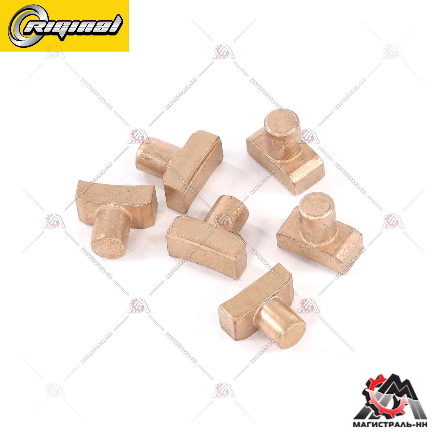 Сухарь вилок переключения передач Г-3302-3221,2217,31105  (кт.6шт.) Riginal