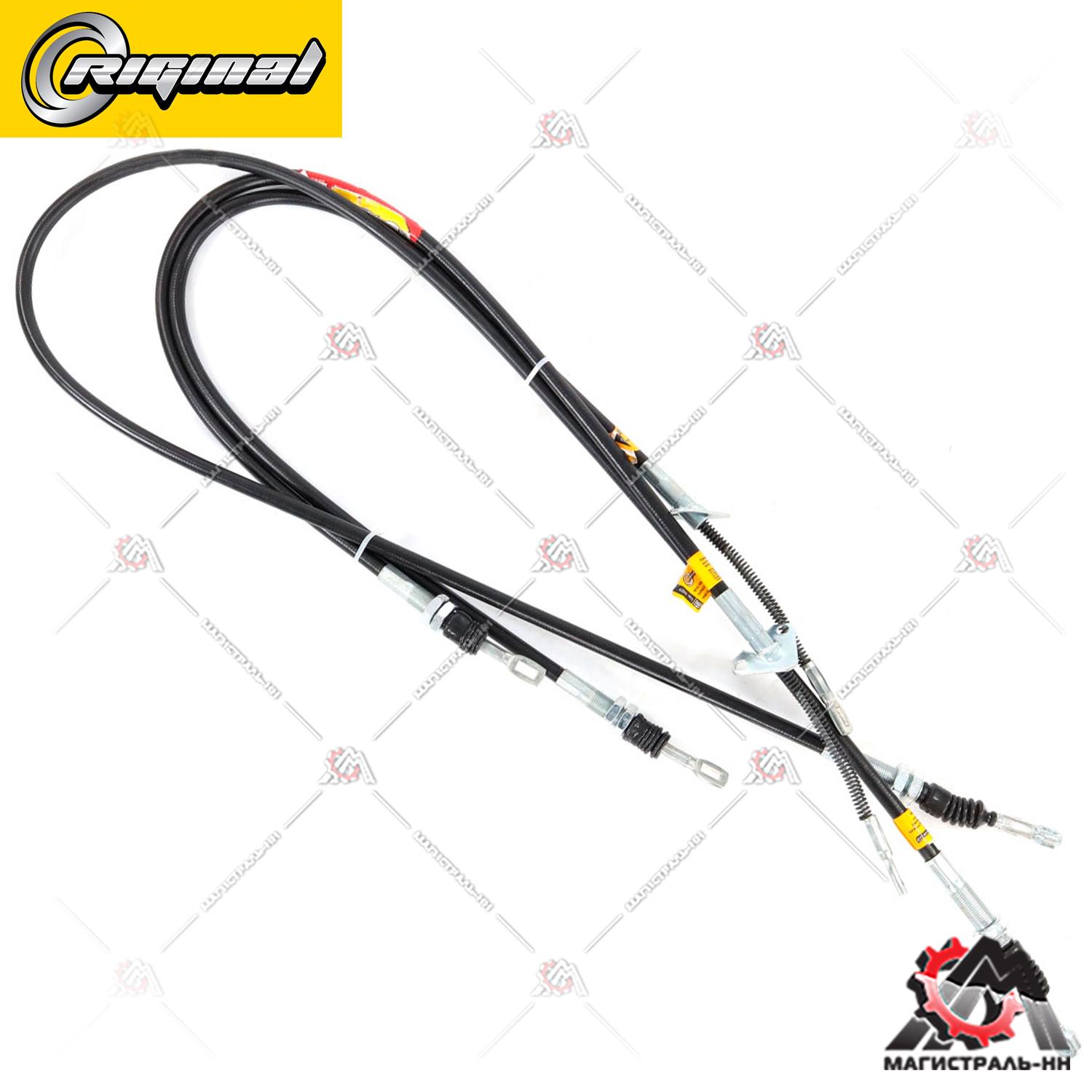 Трос ручного тормоза Г-3302-3221 (кт) удлиненная база Riginal.