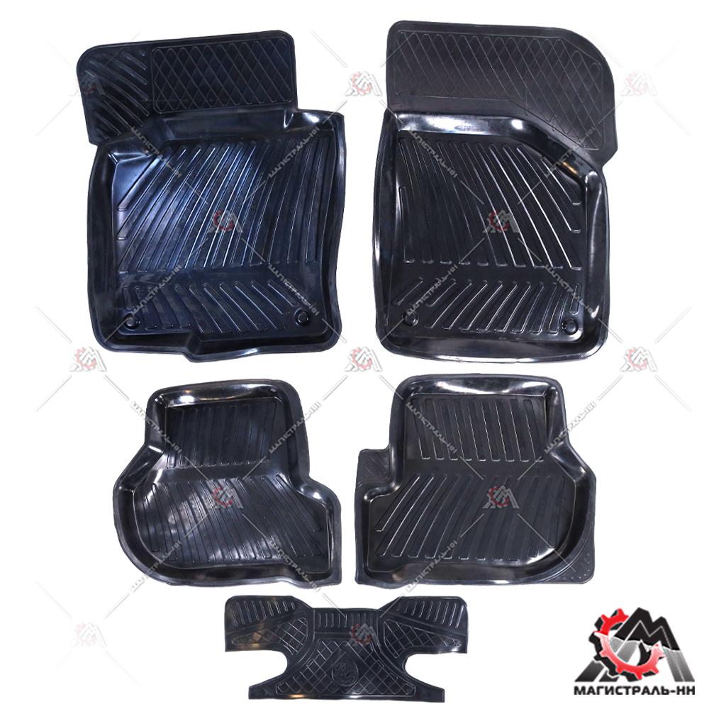 Коврики внутрисалонные "Volkswagen JETTA" 02/2005->, кт. (резина) БРТ