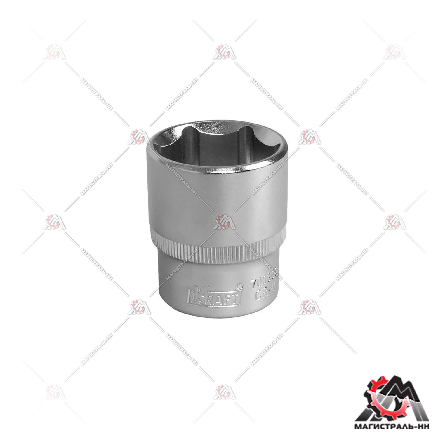 Головка 1/2" 27 мм 6 гранная KRAFT