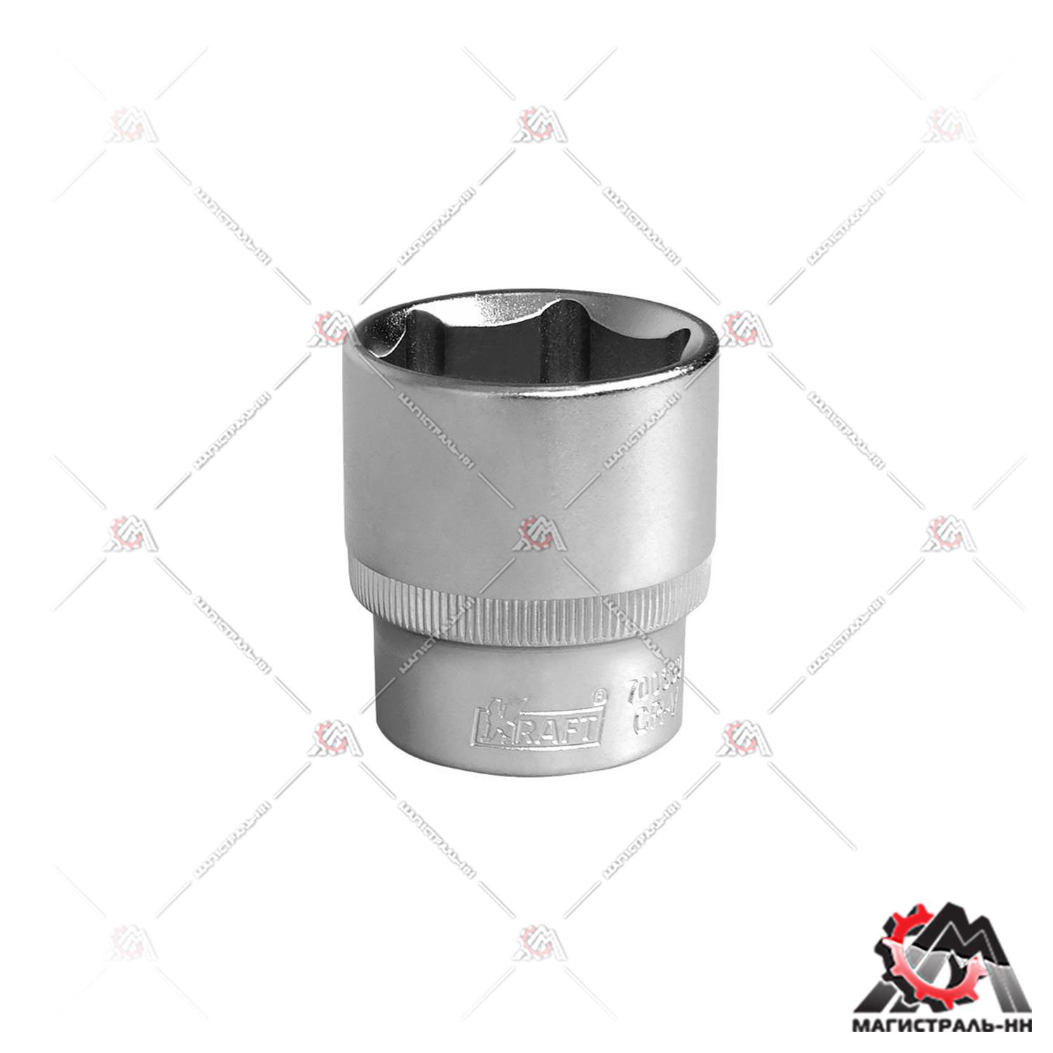 Головка 1/2" 30 мм 6 гранная KRAFT