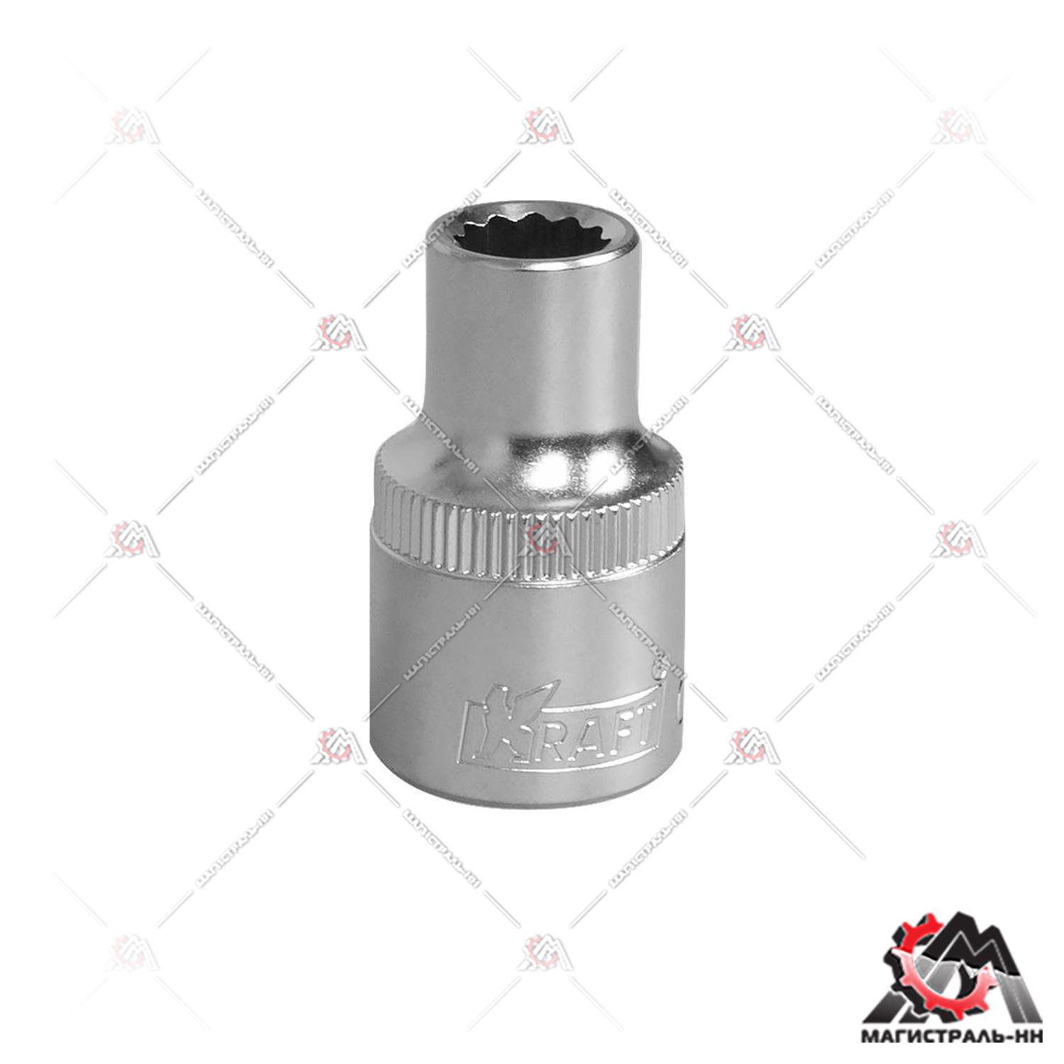 Головка 1/2" 9 мм 12 гранная KRAFT