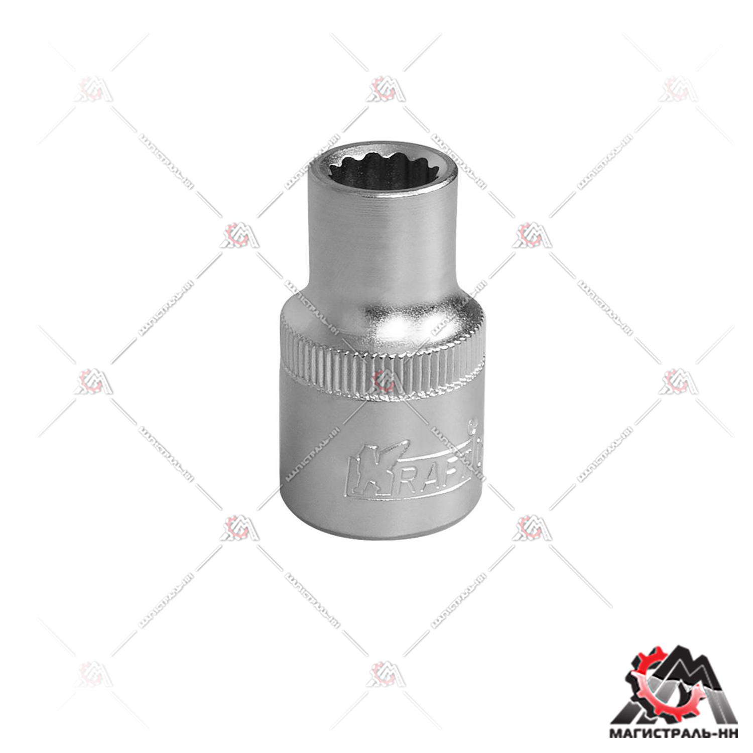 Головка 1/2" 10 мм 12 гранная KRAFT