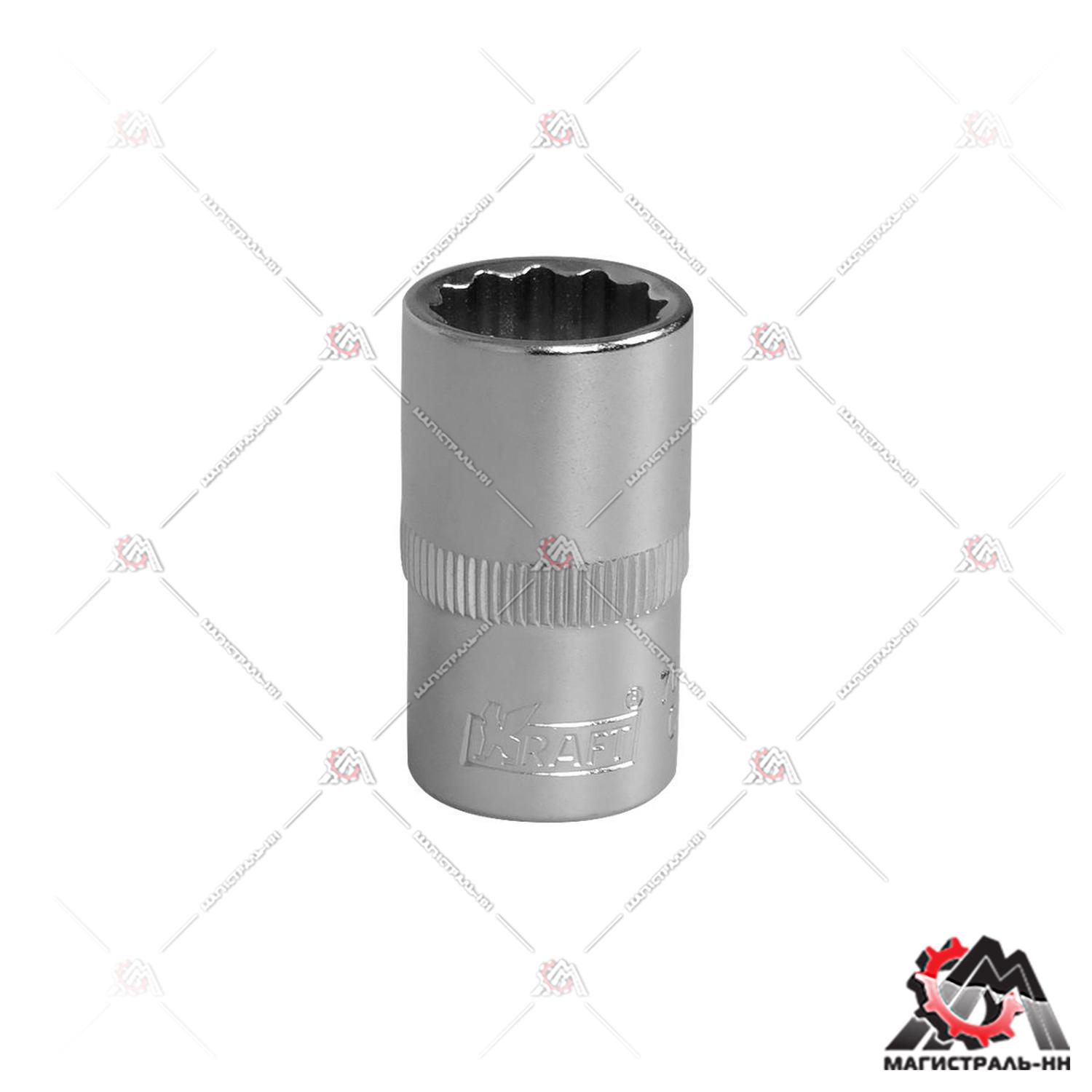 Головка 1/2" 15 мм 12 гранная KRAFT