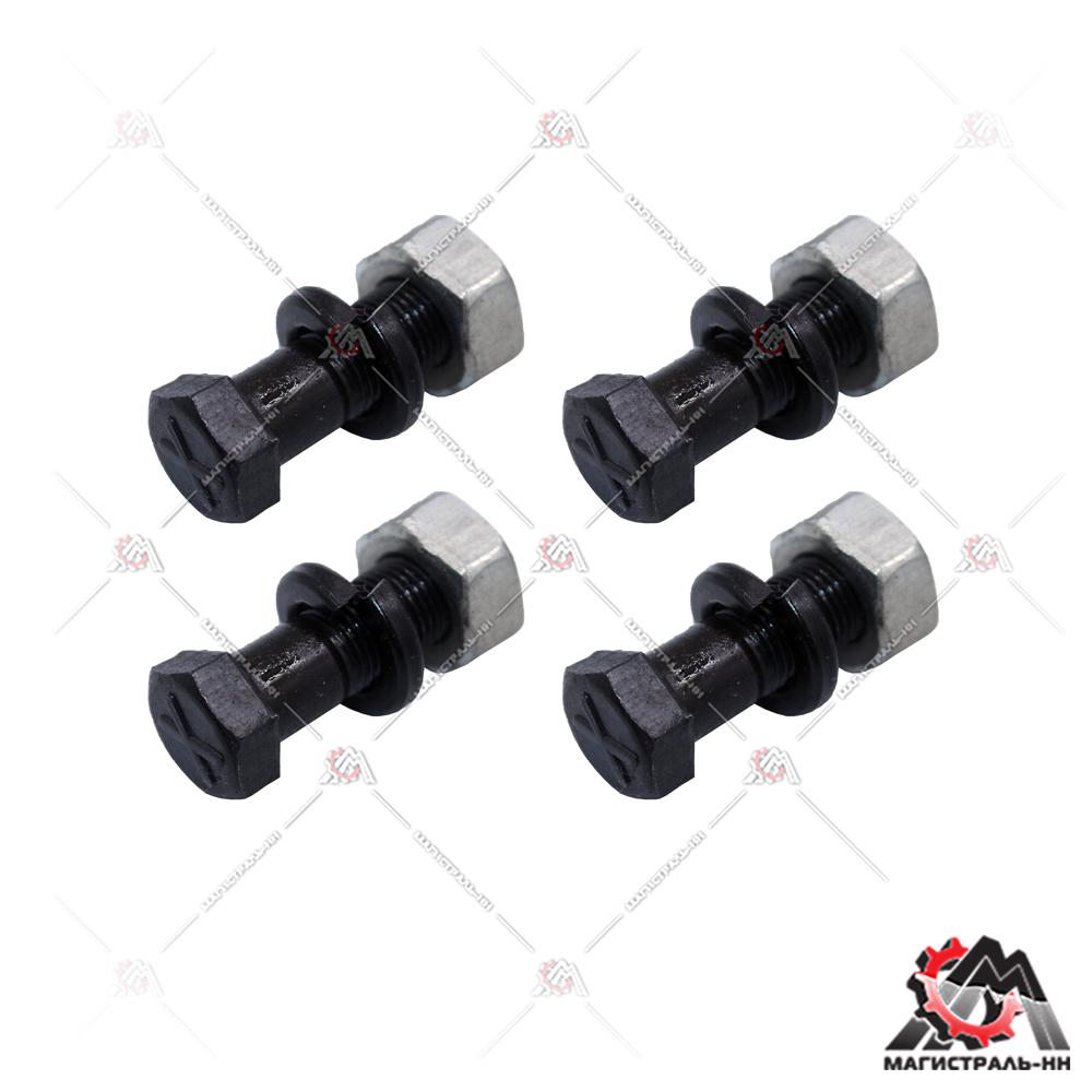 Болт кардана с гровером и гайкой Г-2217,3302,УАЗ (кт.4шт.) Premium (чёрные)"Riginal"