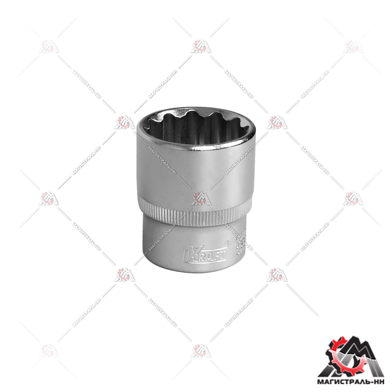 Головка 1/2" 27 мм 12 гранная KRAFT