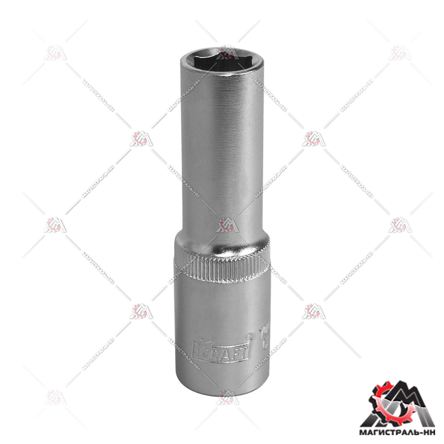 Головка удлиненная 1/2" 12 мм 6-ти гранная KRAFT