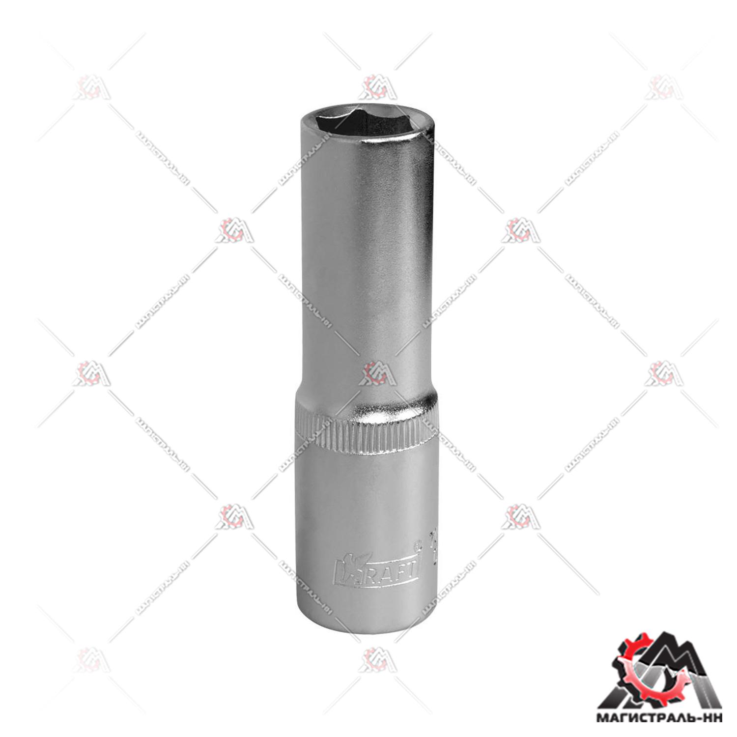 Головка удлиненная 1/2" 13 мм 6-ти гранная KRAFT