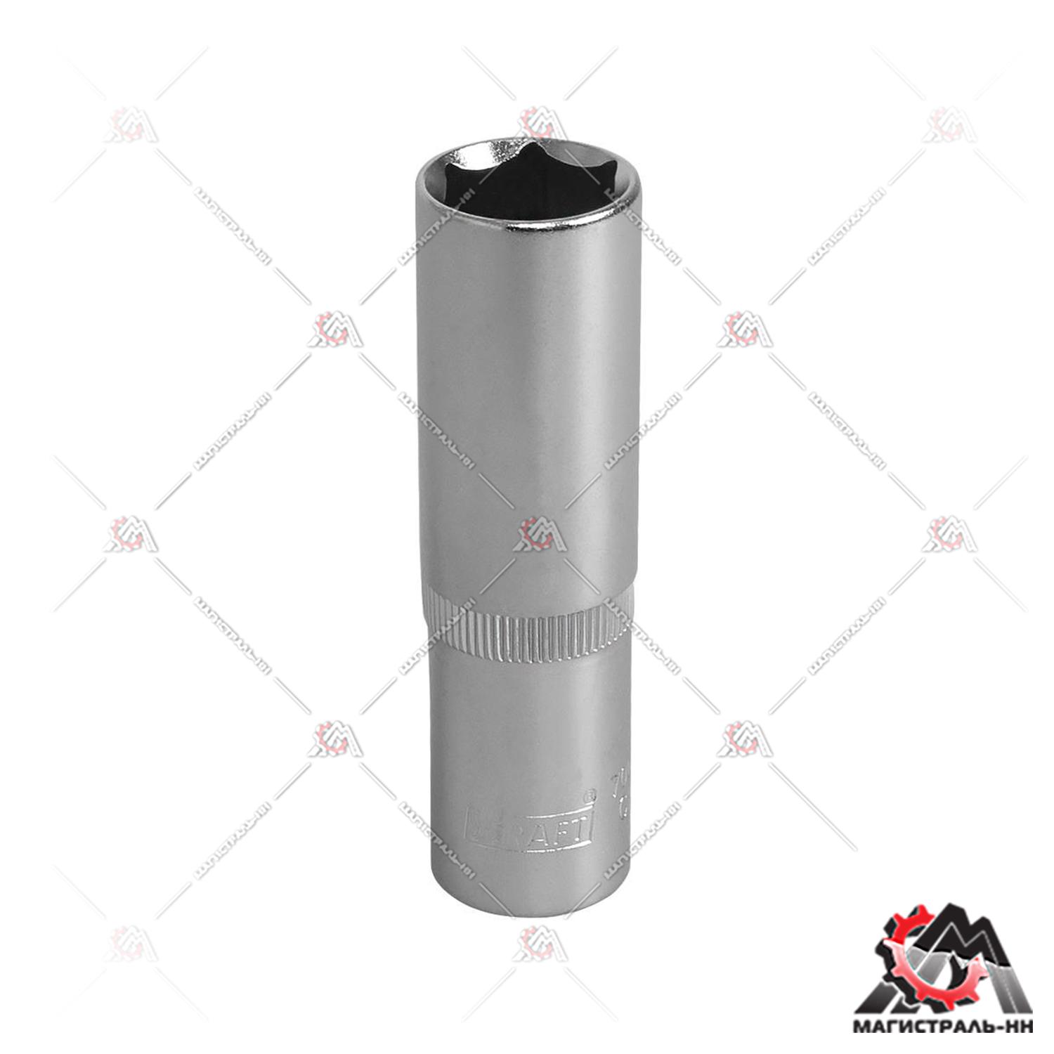 Головка удлиненная 1/2" 16 мм 6-ти гранная KRAFT