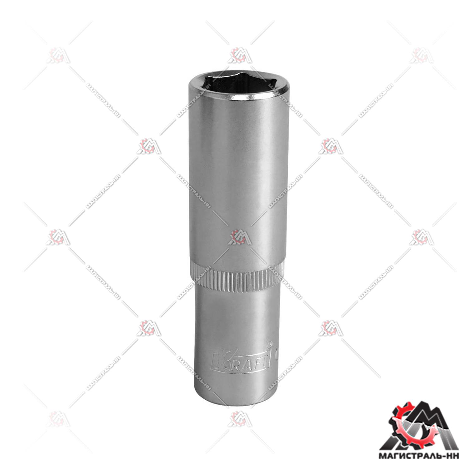 Головка удлиненная 1/2" 19 мм 6-ти гранная KRAFT