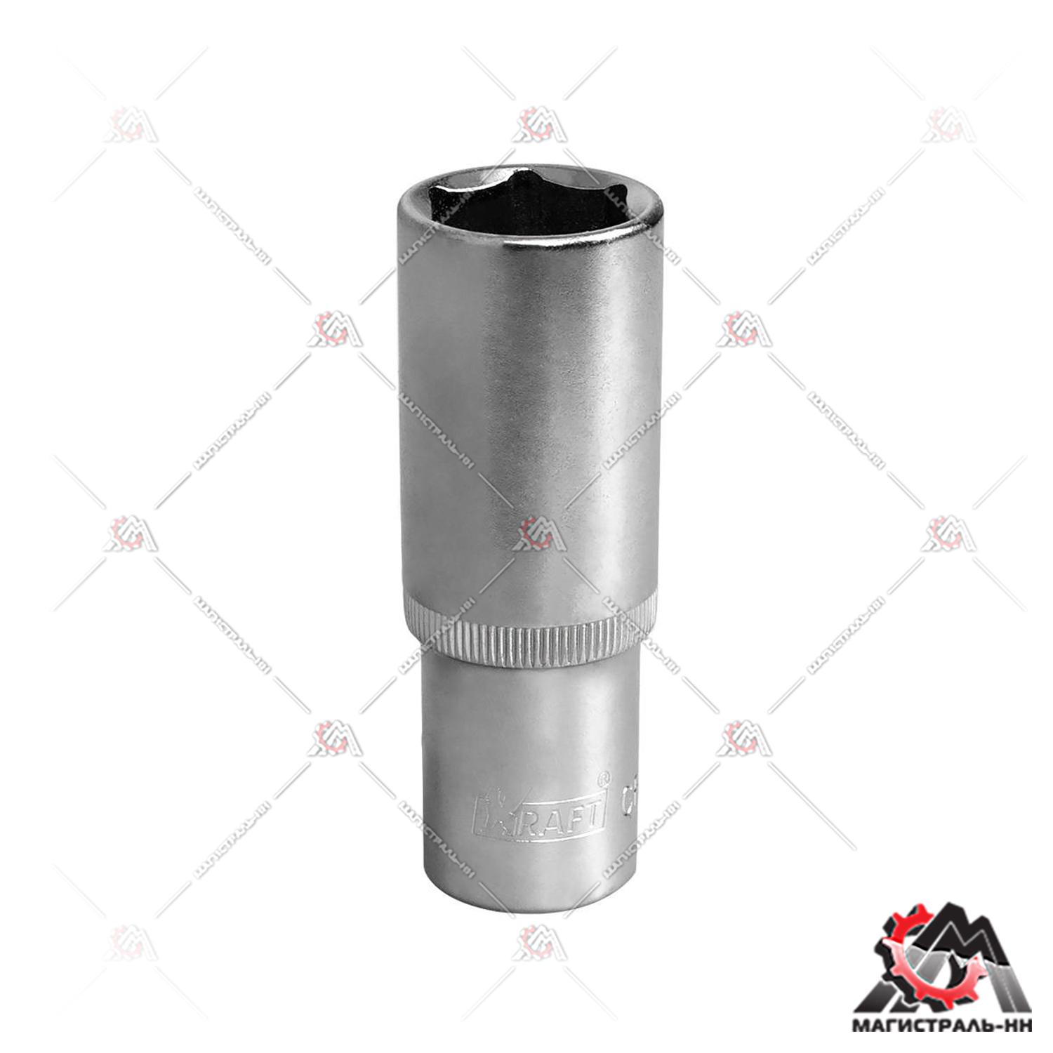 Головка 1/2" 20 мм 6 гранная удлиненная KRAFT