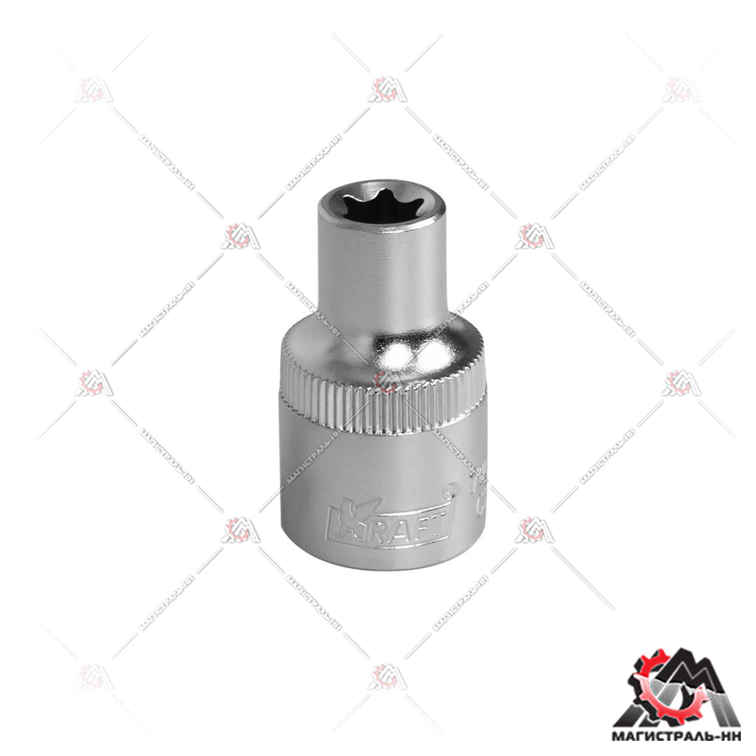 Головка 1/2" 10 мм Torx (E-star) со вставкой KRAFT