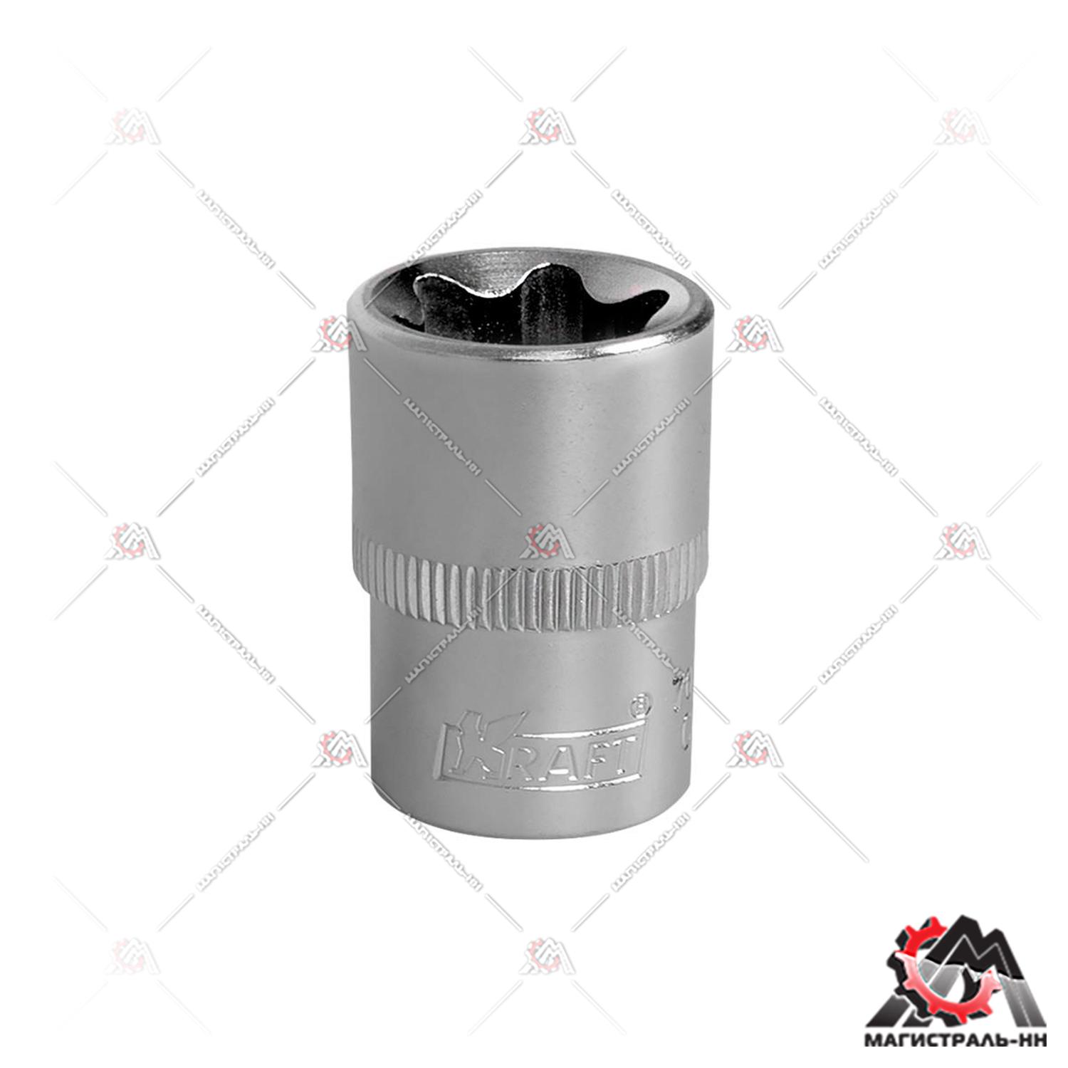 Головка 1/2" 22 мм Torx (E-star) со вставкой KRAFT