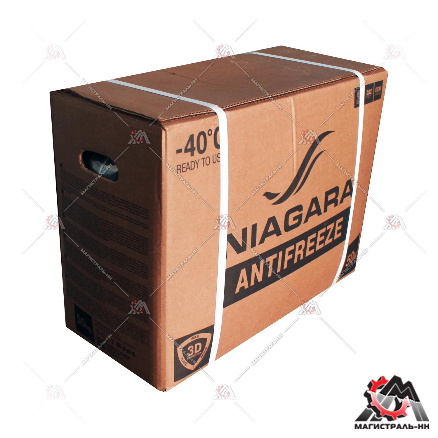Жидкость охлаждающая "Антифриз" "Ниагара" G11 (зеленый) Bag-in-Box 50 кг