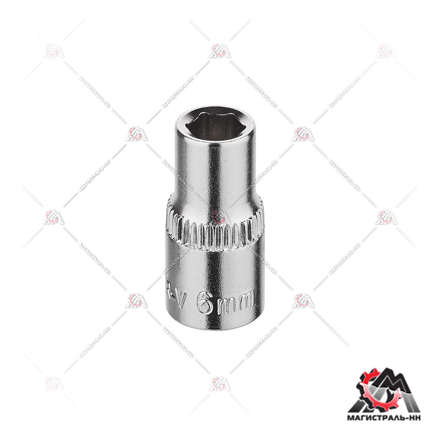 Головка 1/4" 6 мм 6 гранная KRAFT