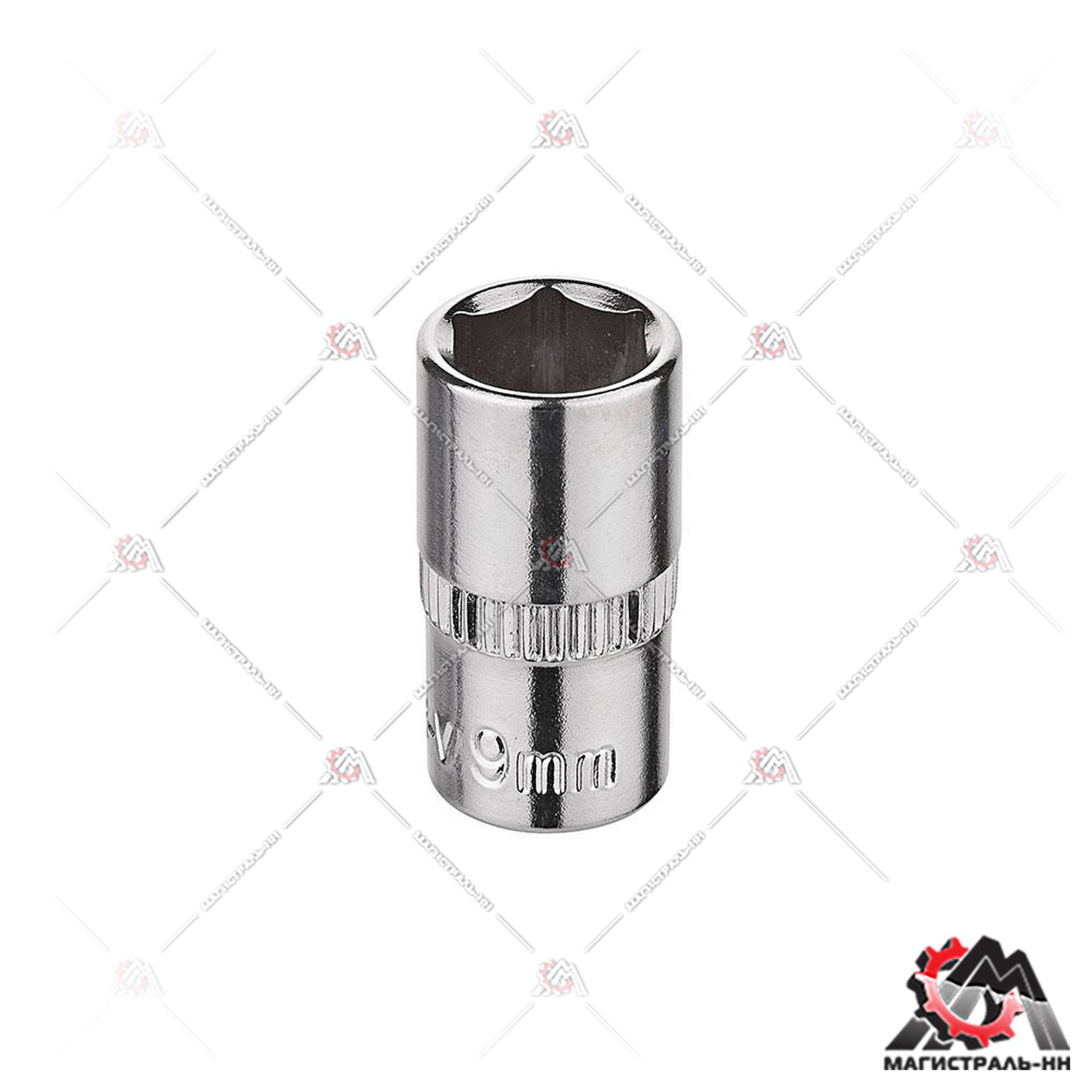 Головка 1/4" 9 мм 6 гранная KRAFT
