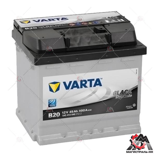 Аккумулятор 6СТ-45 VARTA Black Dynamic п.п. пуск.ток 400 А (207х175х190) клеммы евро