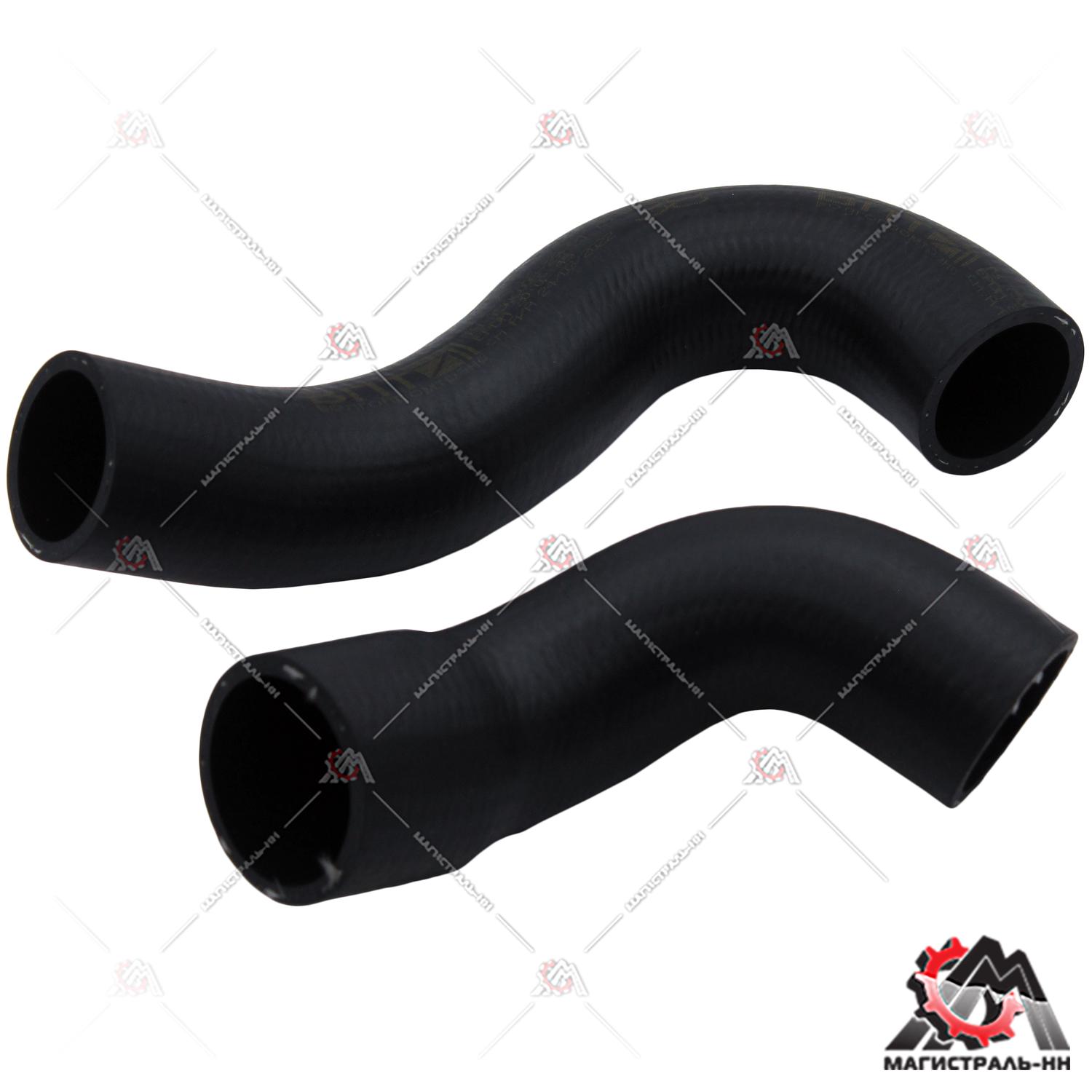 Патрубки радиатора Г-3309,33081 дв. ММЗ 245 (кт.2 шт.) "Riginal"