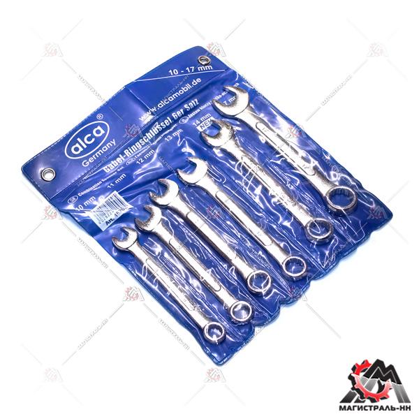 Набор ключей рожковых 6 шт. (кт.) в сумке "ALCA"