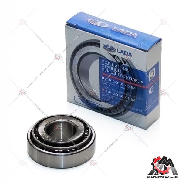 Подшипник 7804 передней ступицы наружный ВАЗ-2101-07 (ВПК) (фирм. упак.LADA)