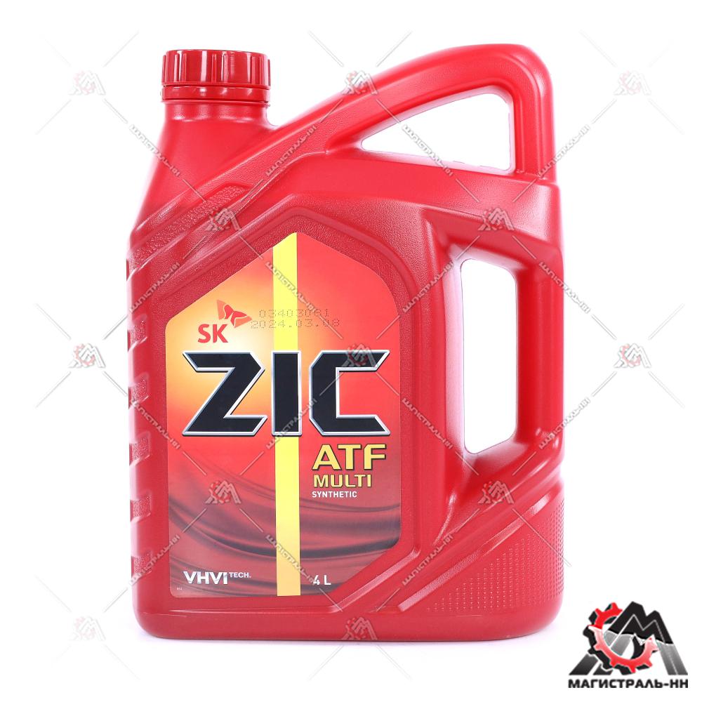 Масло ZIC трансмиссионное ATF Multi Vehicle (АКПП) 4л