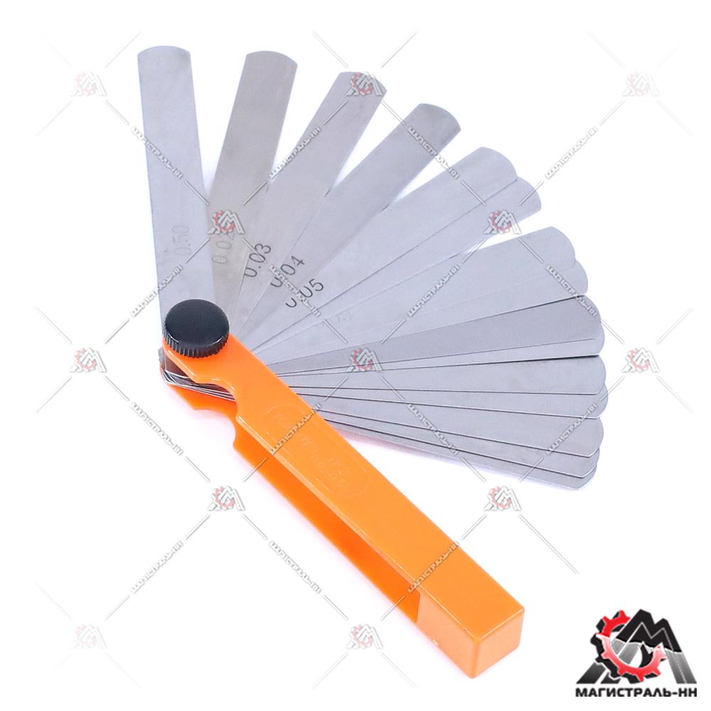 Щупы измерительные (набор 17 шт/100 мм) 0,02 - 0,5 мм