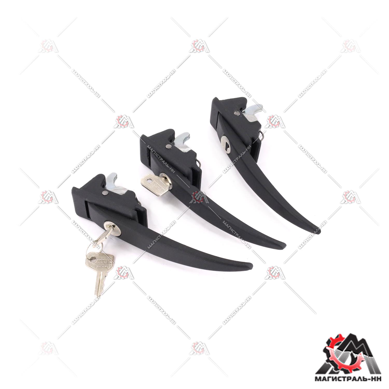 Ручка двери наружная УАЗ-452 (3 шт. единый ключ) Riginal