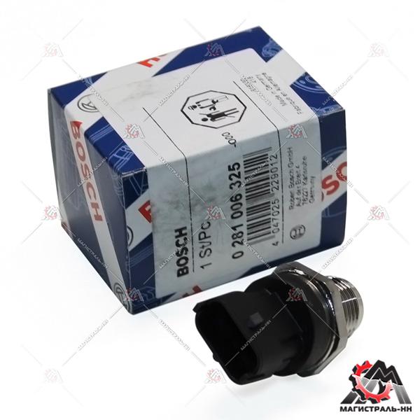 Датчик давления топлива Г-33106,ПАЗ ISF3.8 дв.Cummins Евро3 BOSCH (4444-5260246)