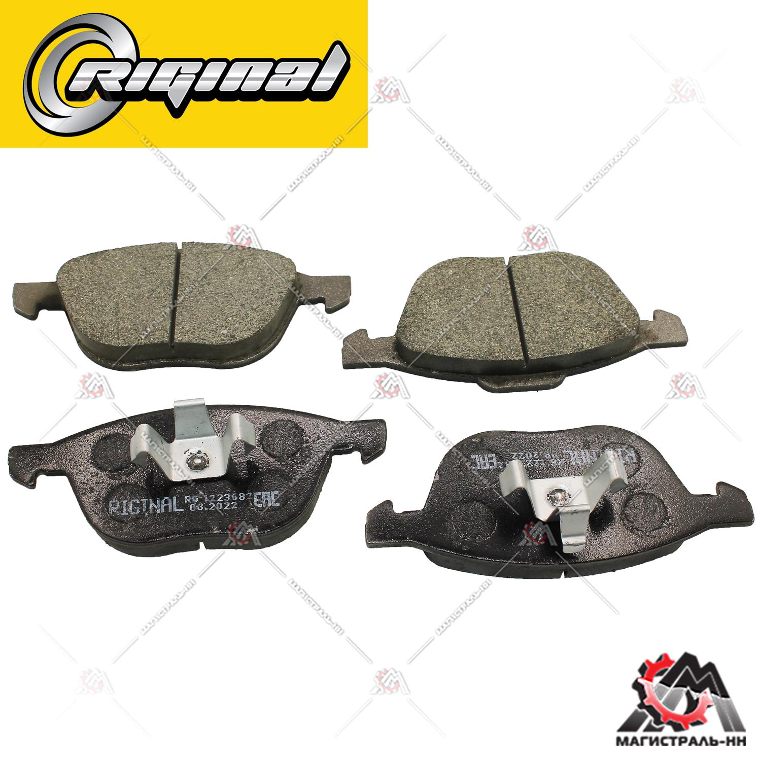 Колодка тормозная передняя (кт.4шт.) Ford Focus II '04->/C-Max '07->/Kuga '08->,Mazda 3 I-II RIGINAL