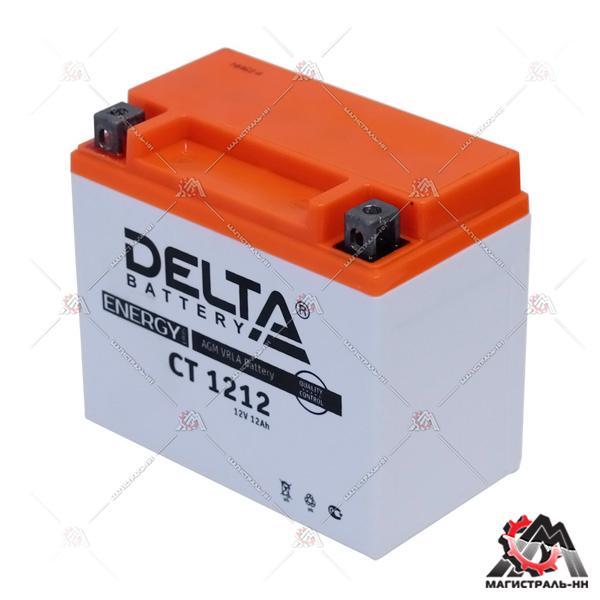 Аккумулятор 12СТ-12 DELTA п.п. пуск. ток 180 А (150*86*131)