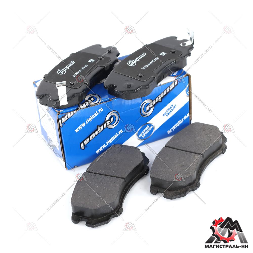 Колодка тормозная передняя (кт.4шт.) Hyundai Sonata (EF,NF)/Tucson/ Kia Sportage 1.6-2.7 02> RIGINAL