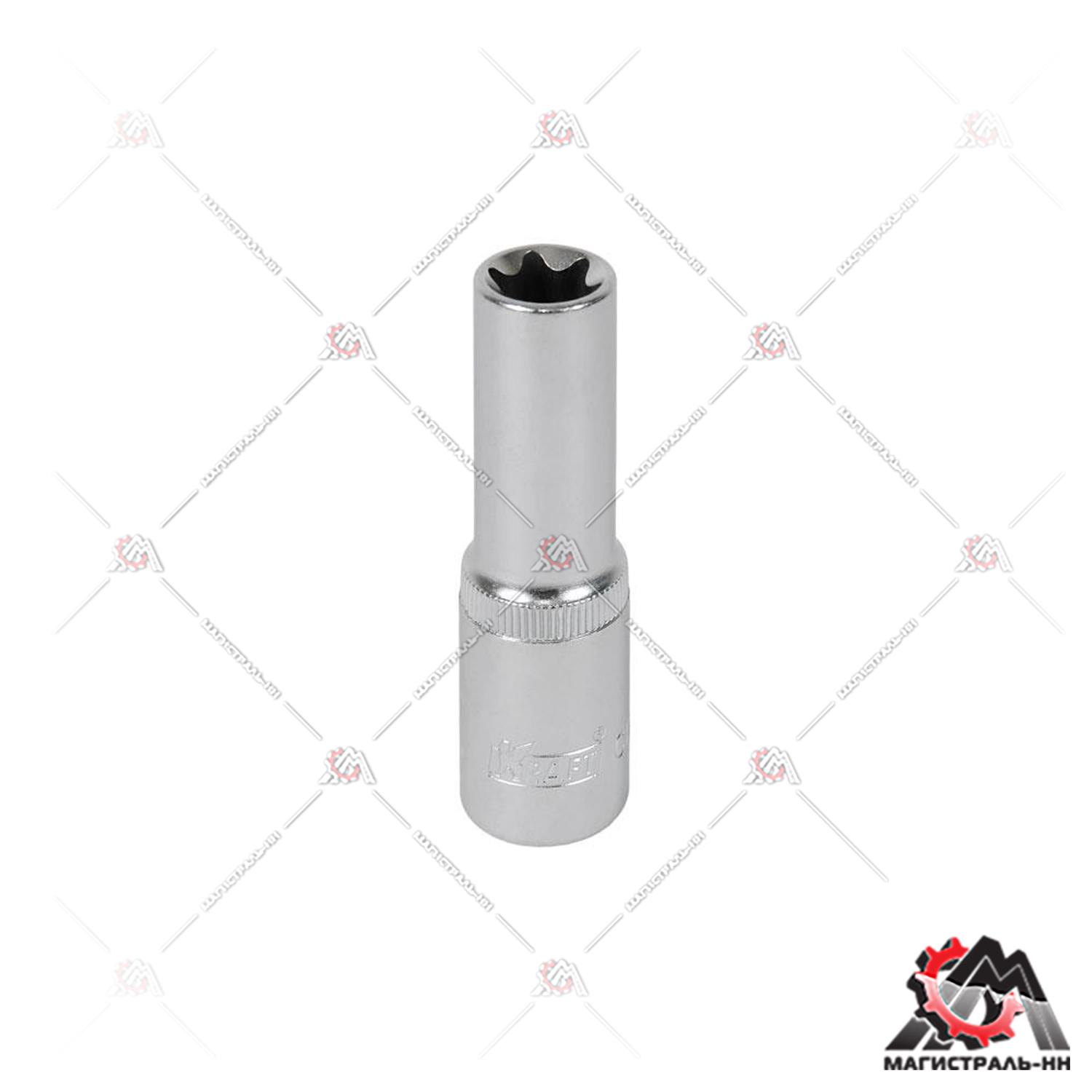 Головка 1/2" торцевая Dr E-star глубокая E16 (вн TORX) KRAFT
